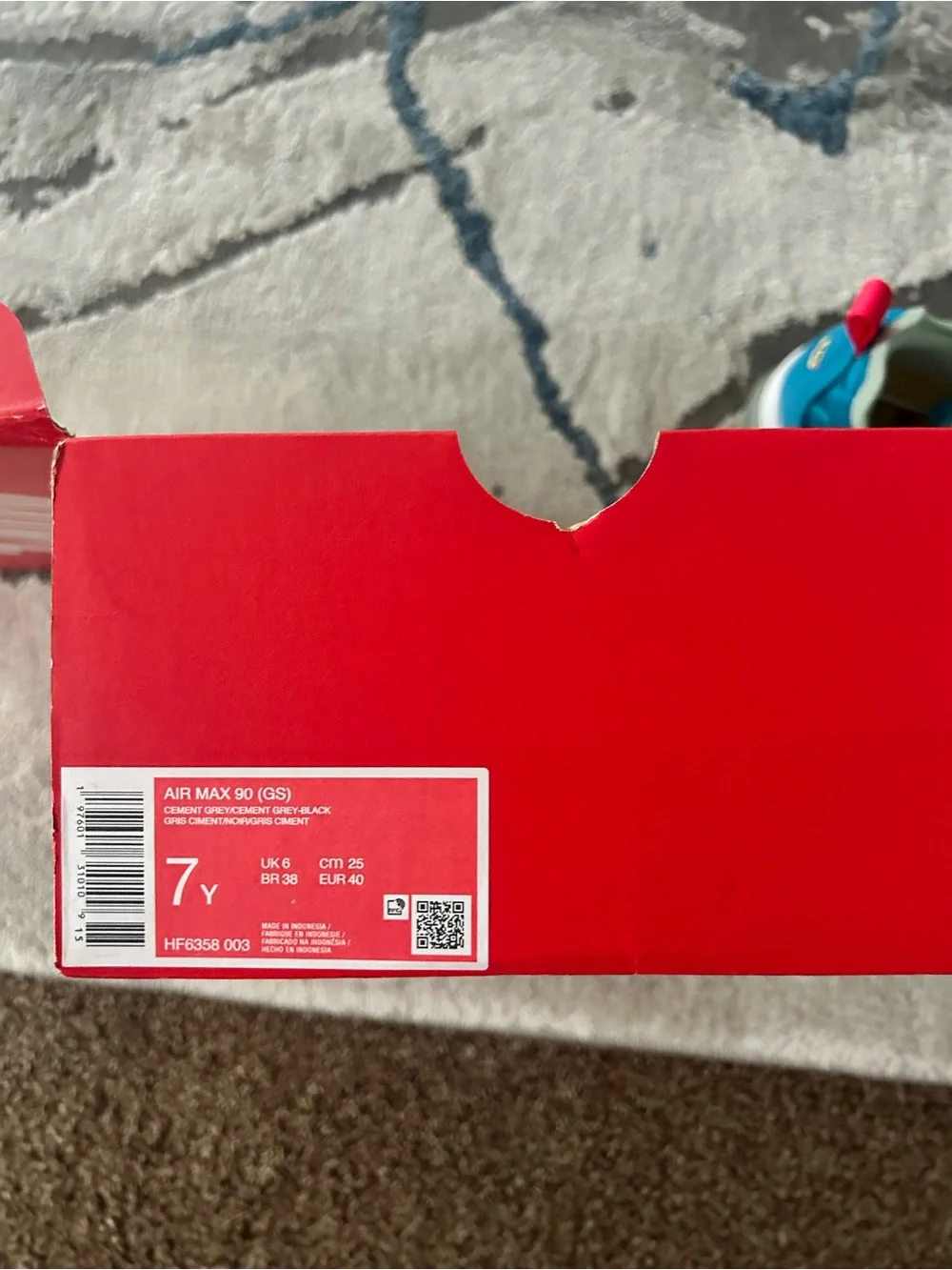 Nike Kids Gradient Teal to Mint Air VaporMax Sneakers